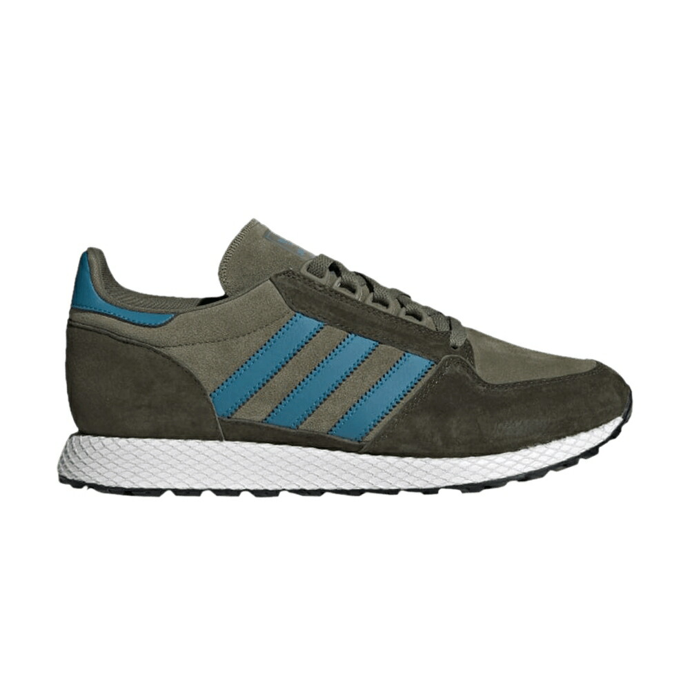 アディダス フォレスト カーキ ナイト爵 \u0027RAW TEAL\u0027 スニーカー メンズ ADIDAS FOREST GROVE KHAKI / RAW KHAKI ACTIVE TEAL NIGHT