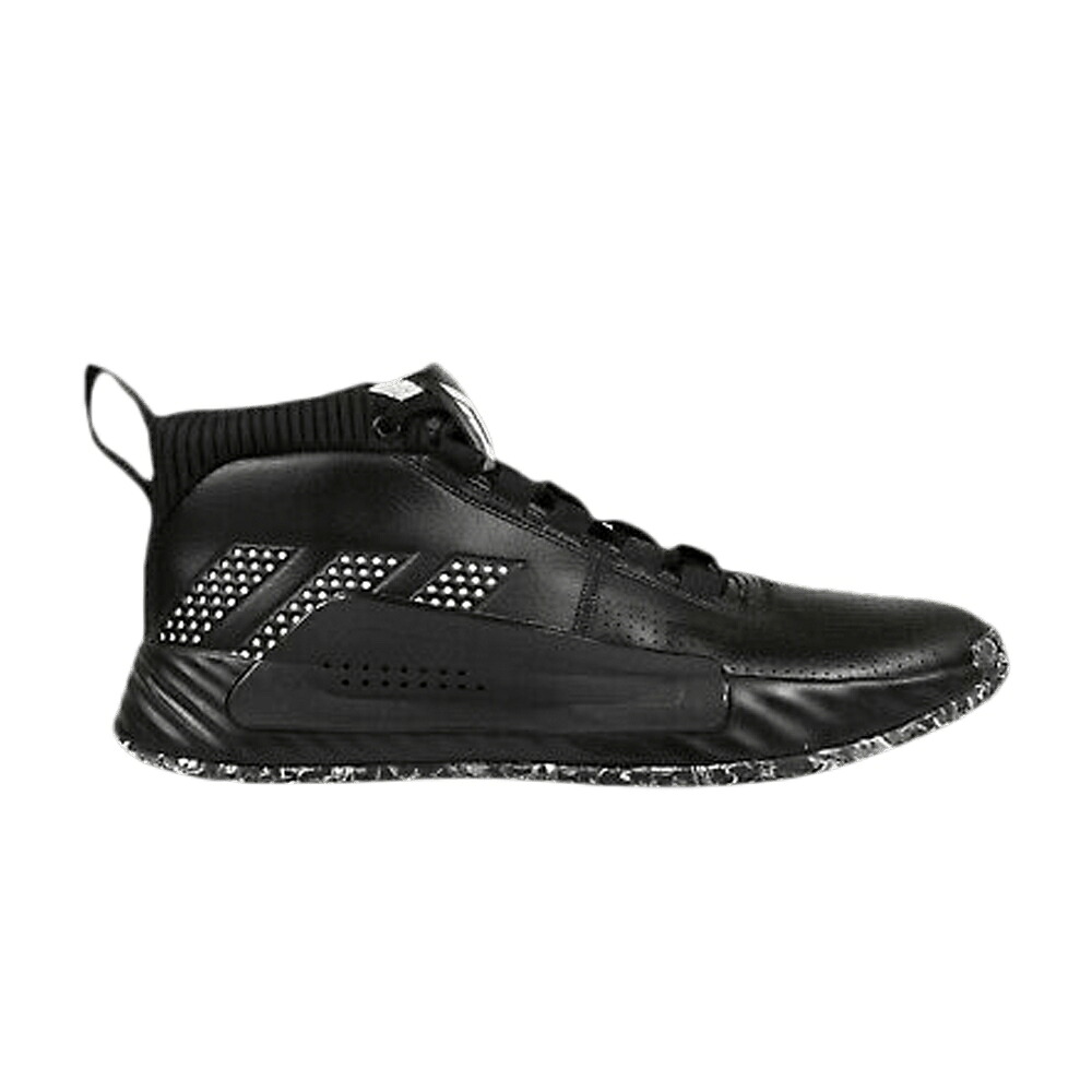 アディダス 黒色 ブラック 白色 ホワイト 'BLACK' スニーカー メンズ ADIDAS DAME 5 / BLAC BLACK WHITE