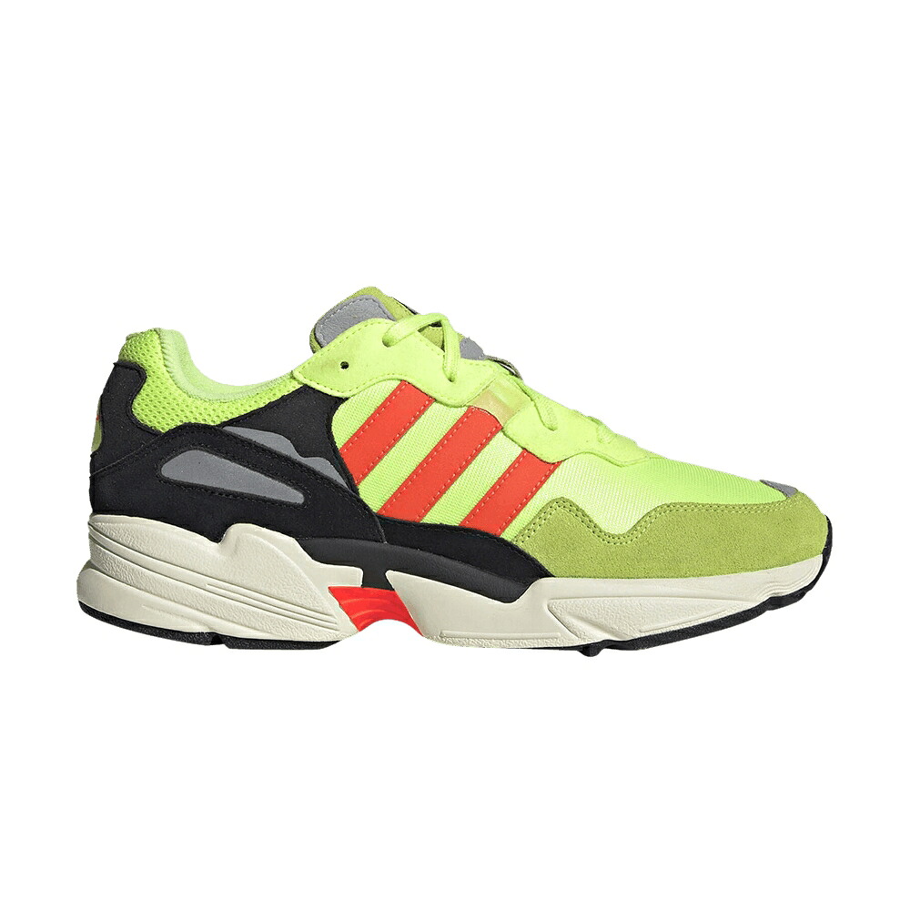 アディダス 黄味がかった 黄色 赤 赤いこと \u0027HI YELLOW\u0027 スニーカー メンズ ADIDAS YUNG-96 RES / HI RES YELLOW SOLAR RED OFF
