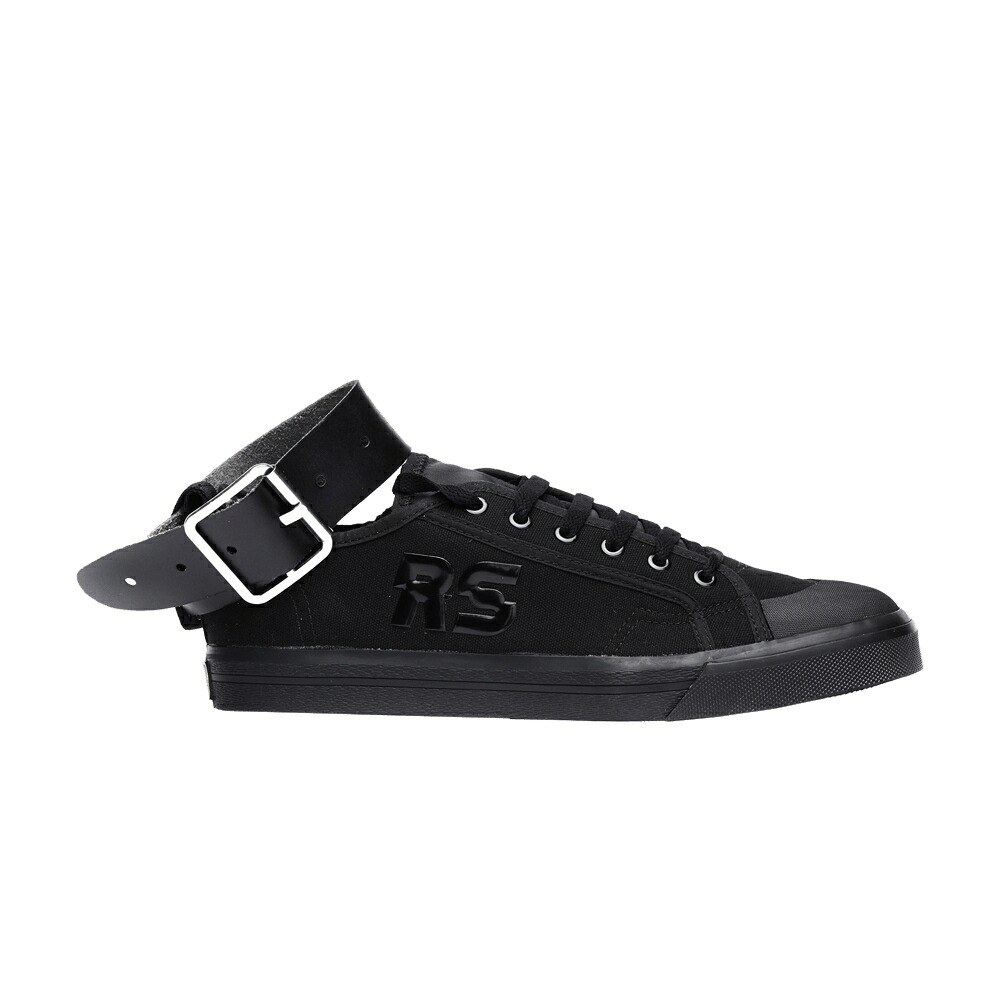 アディダス バックル 黒色 ブラック コア 黄色 イエロー ラフシモンズ 'BLACK' スニーカー メンズ ADIDAS RAF SIMONS X SPIRIT BUCKLE / BLACK CORE BLACK BRIGHT YELLOW|スニケス