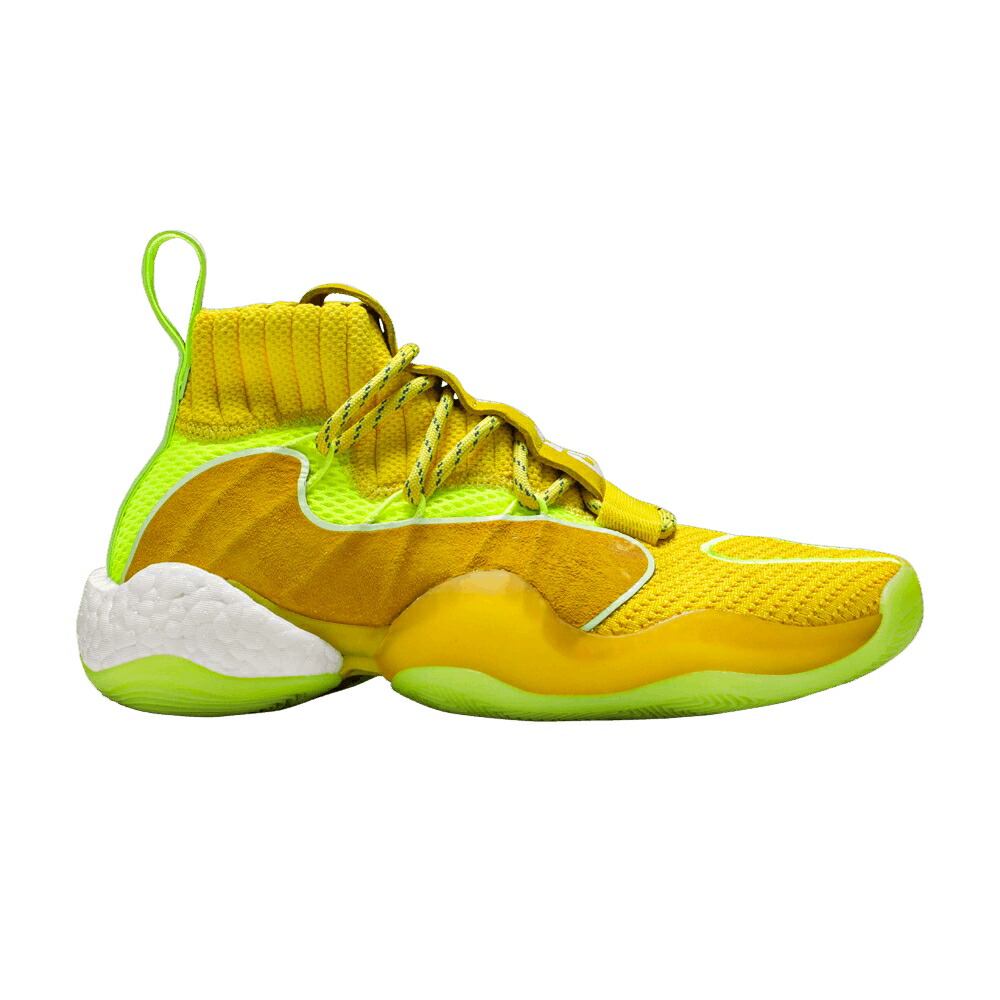 アディダス クレイジー 黄色 イエロー 白色 ホワイト BRIGHT YELLOW スニーカー メンズ ADIDAS PHARRELL X CRAZY BYW / BRIGHT YELLOW CLOUD WHITE SOLAR
