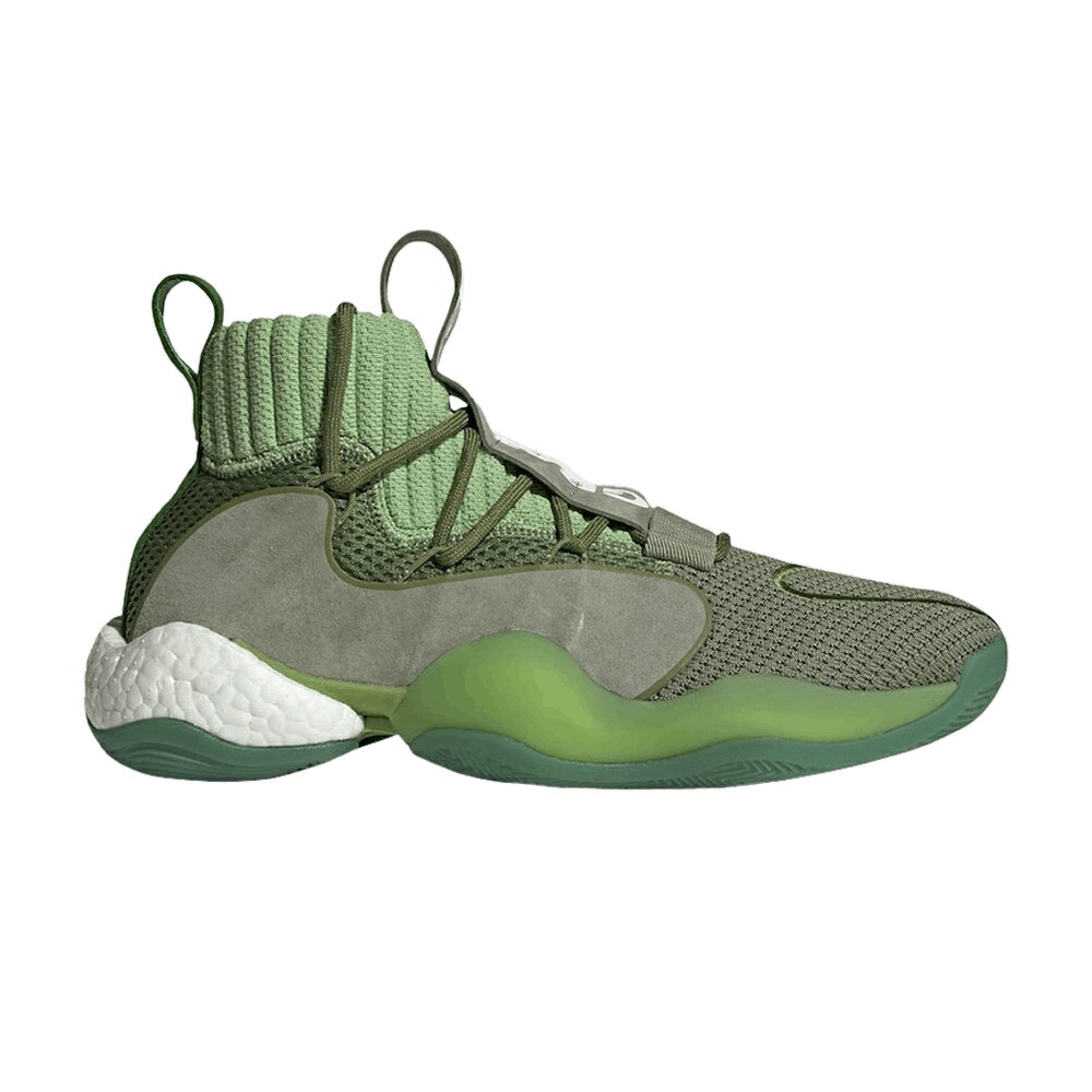 アディダス クレイジー 緑 グリーン 白色 ホワイト GREEN スニーカー メンズ ADIDAS PHARRELL X CRAZY BYW / GREEN WHITE