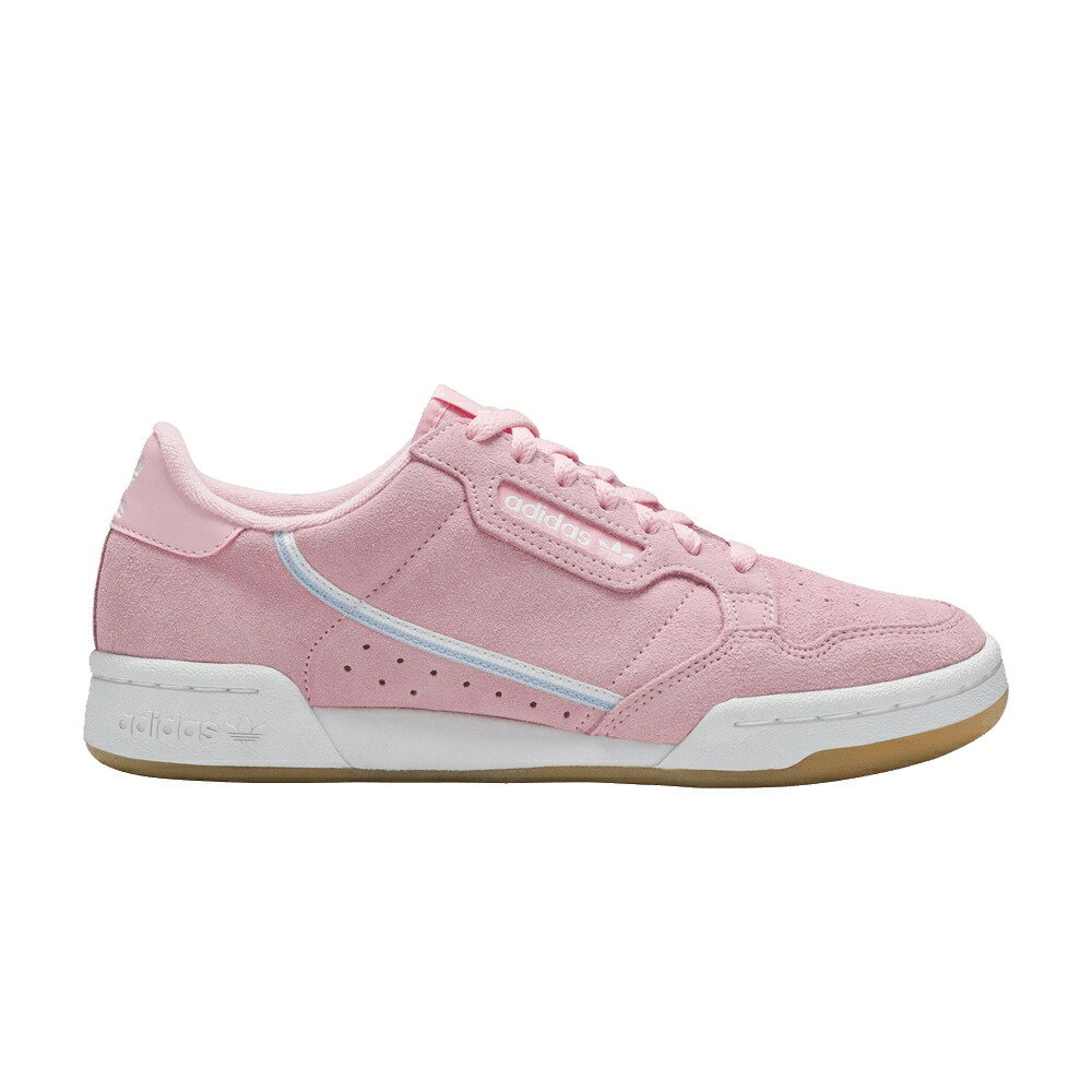 アディダス ピンク 白色 ホワイト 'TRUE PINK' スニーカー レディース ADIDAS WMNS CONTINENTAL 80 HK / TRUE PINK PERIWINKLE CLOUD WHITE｜スニケス