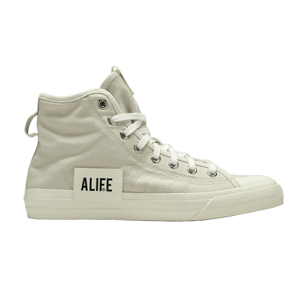 アディダス エーライフ ご機嫌 白いこと 白いこと \u0027A LIFE\u0027 スニーカー メンズ ADIDAS ALIFE X NIZZA HIGH WAY OF / CLOUD WHITE CLOUD WHITE