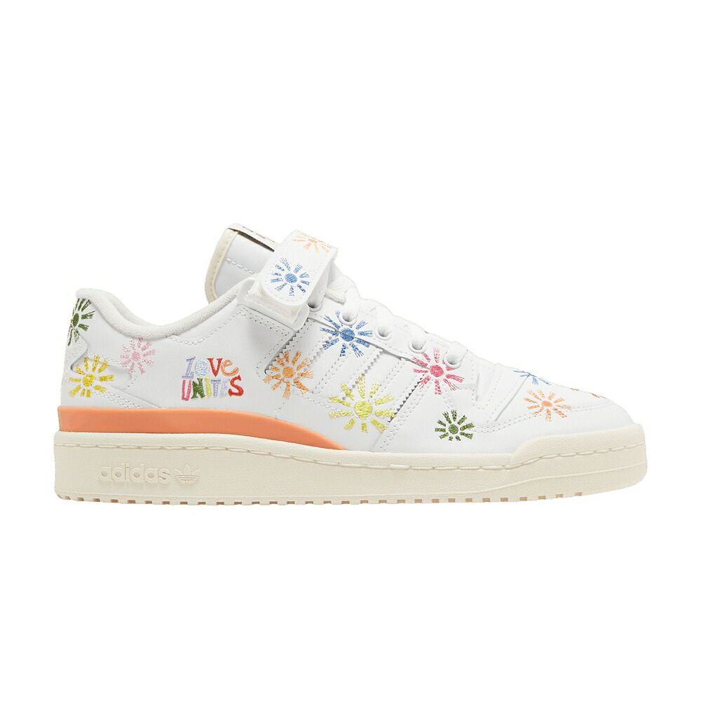 アディダス 討論会 白いこと 白いこと サクラ色 \u0027PRIDE UNITES\u0027 スニーカー メンズ ADIDAS FORUM LOW PACK - LOVE / CLOUD WHITE TRUE PINK OFF WHITE