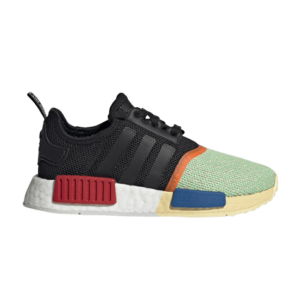 アディダス コア 黒色 ブラック 赤 レッド NMD_R1 'BLACK MULTI' スニーカー メンズ ADIDAS J / CORE BLACK CORE BLACK LUSH RED