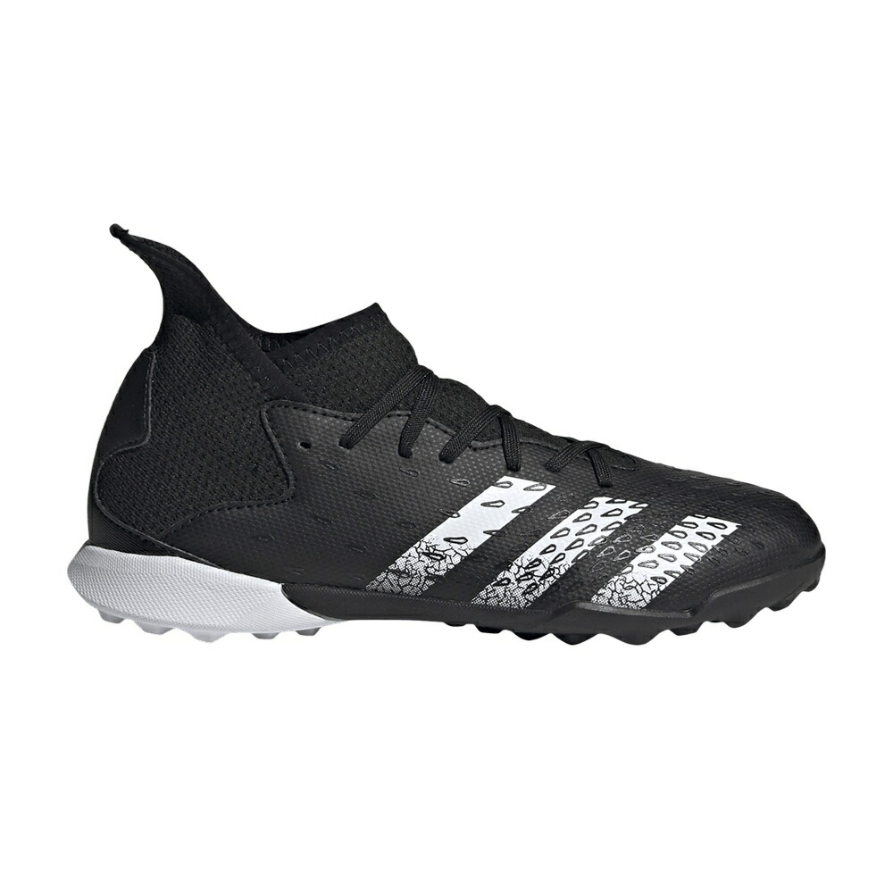 アディダス プレデター 黒色 ブラック コア 白色 ホワイト FREAK.3 'DEMONSCALE WHITE' スニーカー メンズ ADIDAS PREDATOR TF J - BLACK / CORE BLACK CLOUD WHITE CORE