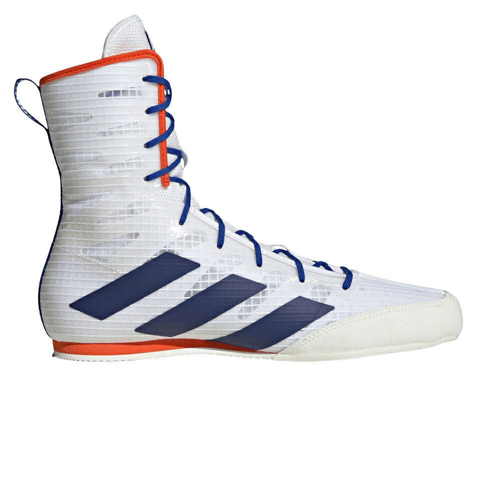 アディダス ボックス 白色 ホワイト 青色 ブルー 'WHITE BLUE' スニーカー メンズ ADIDAS BOX HOG 4 DARK / CLOUD WHITE DARK BLUE ROYAL BLUE