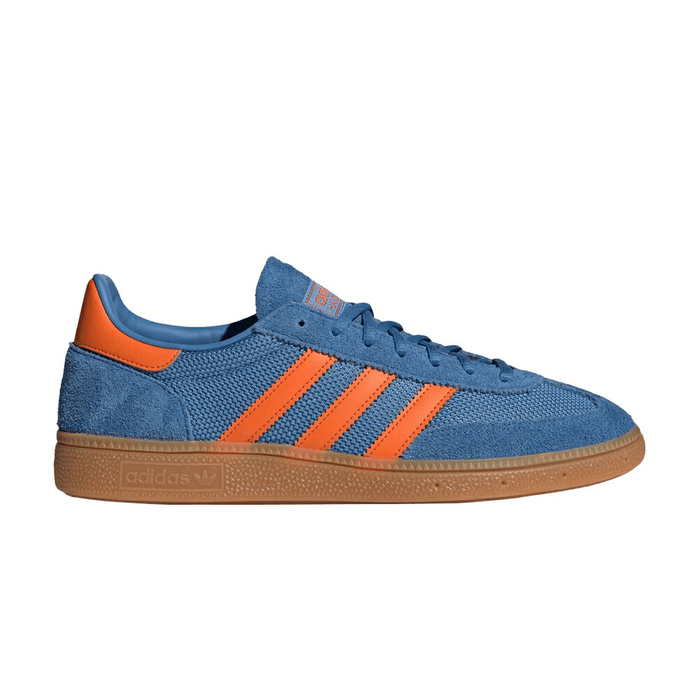 アディダス ハンドボール スペシアル 青色 ブルー 橙 オレンジ FOCUS GUM スニーカー メンズ ADIDAS HANDBALL SPEZIAL BLUE ORANGE / FOCUS BLUE ORANGE GUM