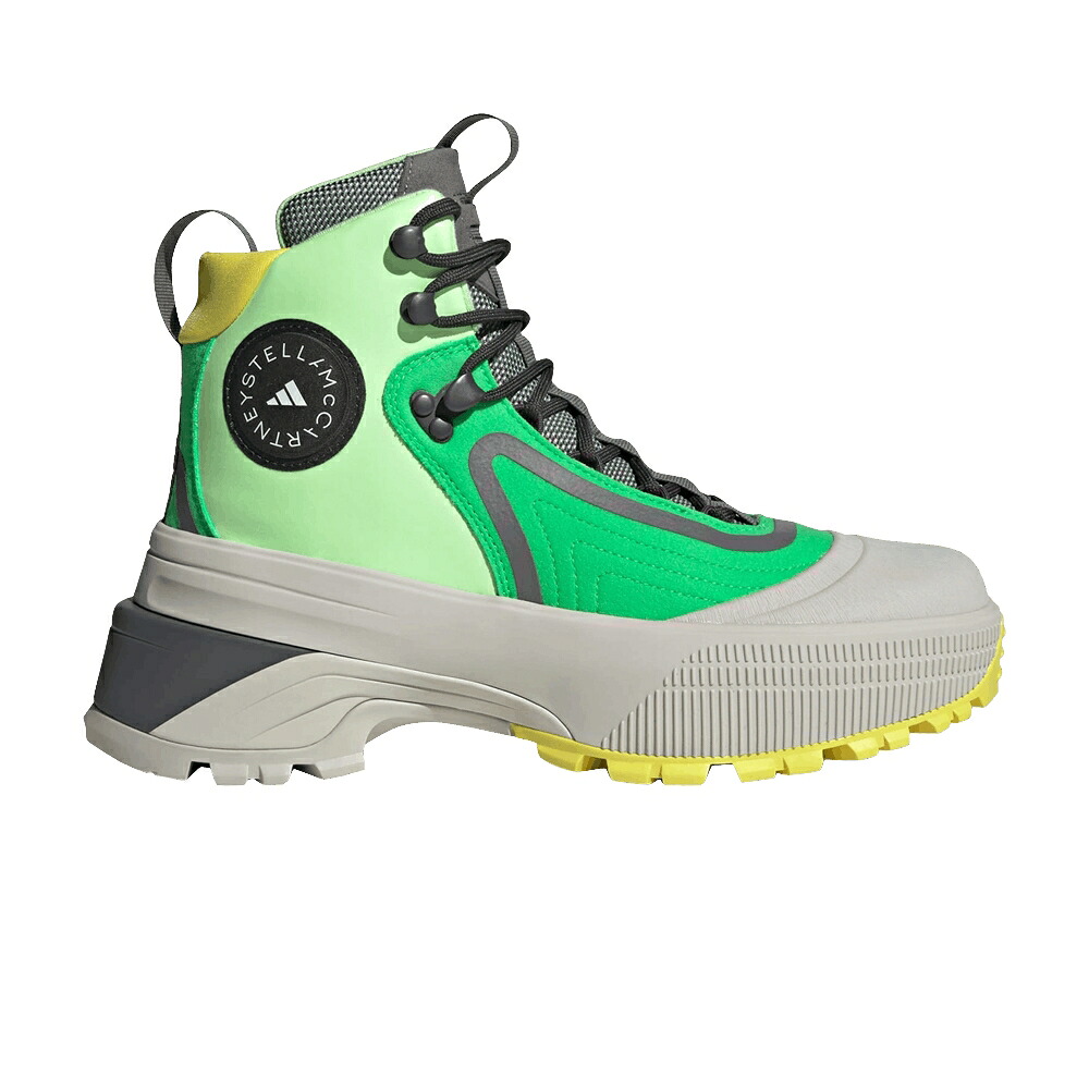 アディダス ブーツ ライム 緑 グリーン ハイキングブーツ 'SOLAR PEARL' スニーカー レディース ADIDAS STELLA MCCARTNEY X WMNS TERREX HIKING BOOT LIME CHALK / SOLAR LIME GREEN SPARK CHALK