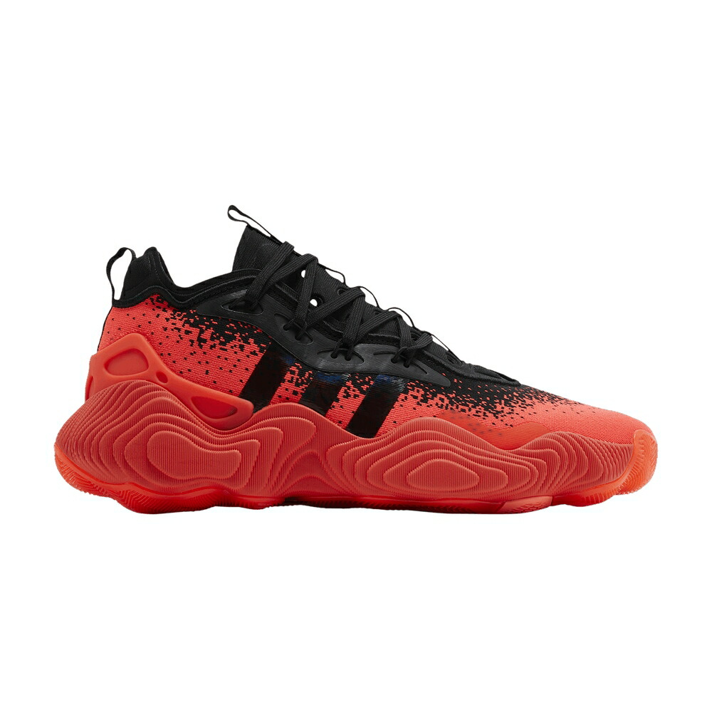 アディダス 中核グループ 黒いこと 黒いこと 赤 赤いこと \u0027SOLAR RED\u0027 スニーカー メンズ ADIDAS TRAE YOUNG 3 / CORE BLACK SOLAR RED CORE BLACK 靴-スニーカー