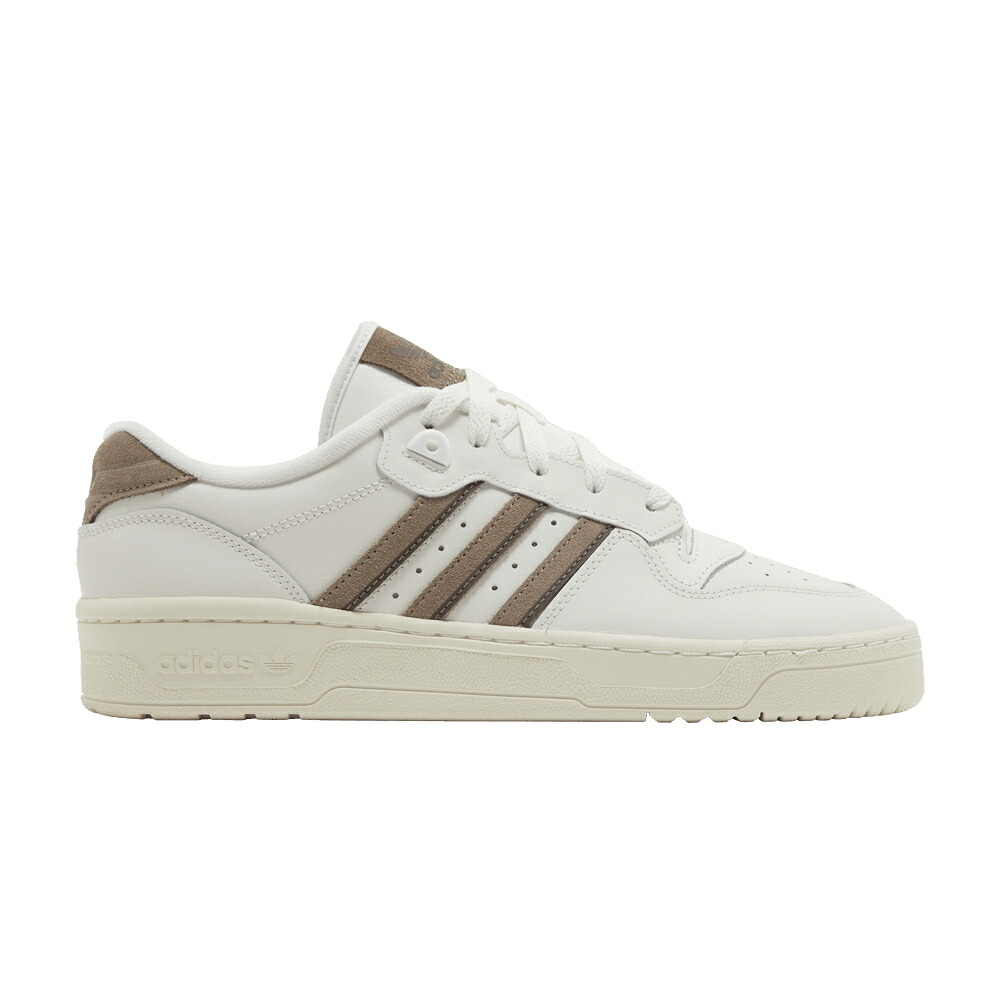 アディダス 中核グループ 白いこと 白いこと 赤銅色 赤銅色 \u0027WHITE BROWN\u0027 スニーカー メンズ ADIDAS RIVALRY LOW CHALKY / CORE WHITE CHALKY BROWN OFF