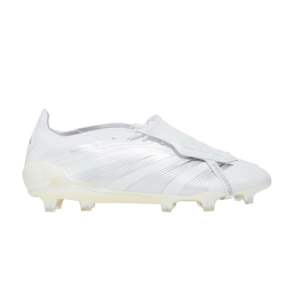 アディダス プレデター エリート 白色 ホワイト 'PEARLIZED PACK' スニーカー メンズ ADIDAS PREDATOR 24 ELITE FOLDOVER TONGUE FG / WHITE NONE NONE