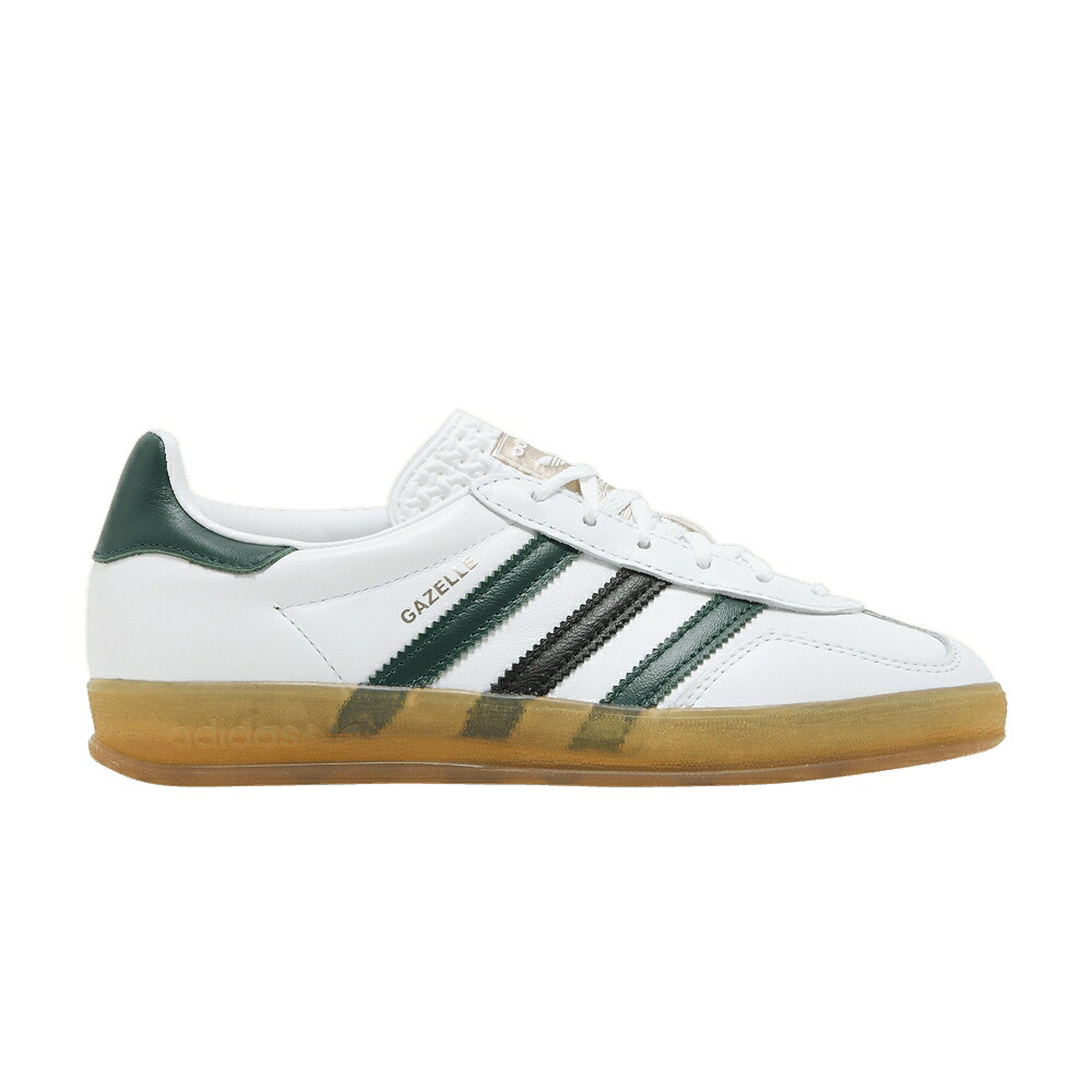 アディダス ガゼル 白いこと 白いこと 緑 緑であること \u0027WHITE GREEN\u0027 スニーカー レディース ADIDAS WMNS GAZELLE INDOOR COLLEGIATE / CLOUD WHITE COLLEGIATE GREEN
