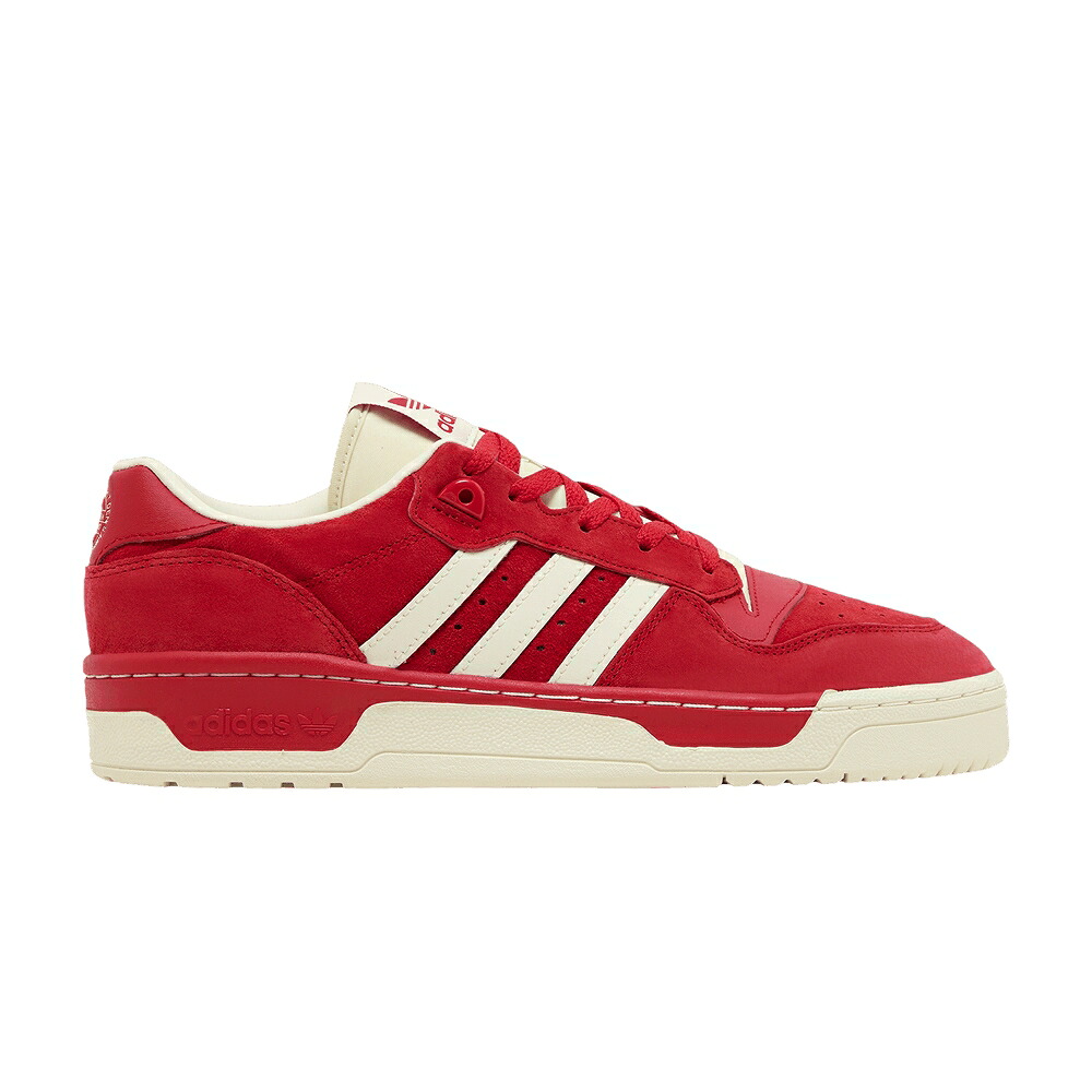 アディダス 象牙色 \u0027SCARLET\u0027 スニーカー メンズ ADIDAS RIVALRY LOW / BETTER SCARLET IVORY BETTER