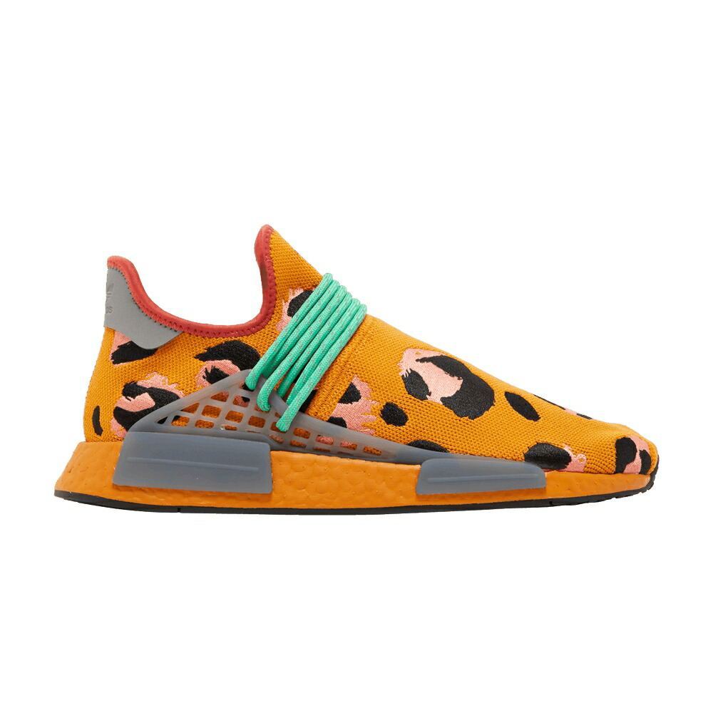 アディダス メンズ 橙 オレンジ コア 黒色 ブラック MEN ANIMAL PRINT スニーカー ADIDAS PHARRELL X NMD HUMAN RACE / FOCUS ORANGE CORE BLACK