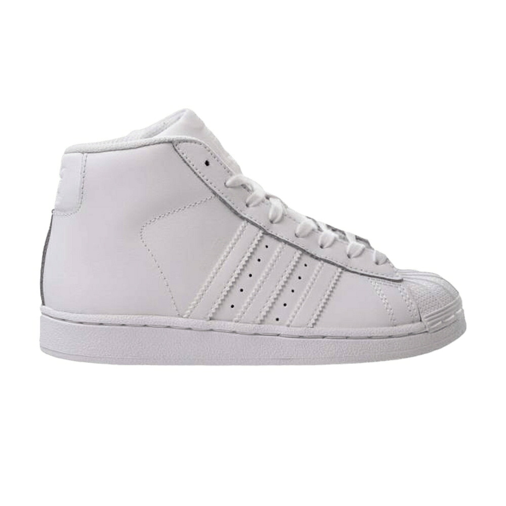 アディダス プロ 白色 ホワイト プロモデル 'TRIPLE WHITE' スニーカー メンズ ADIDAS PRO MODEL C / WHITE WHITE WHITE｜スニケス