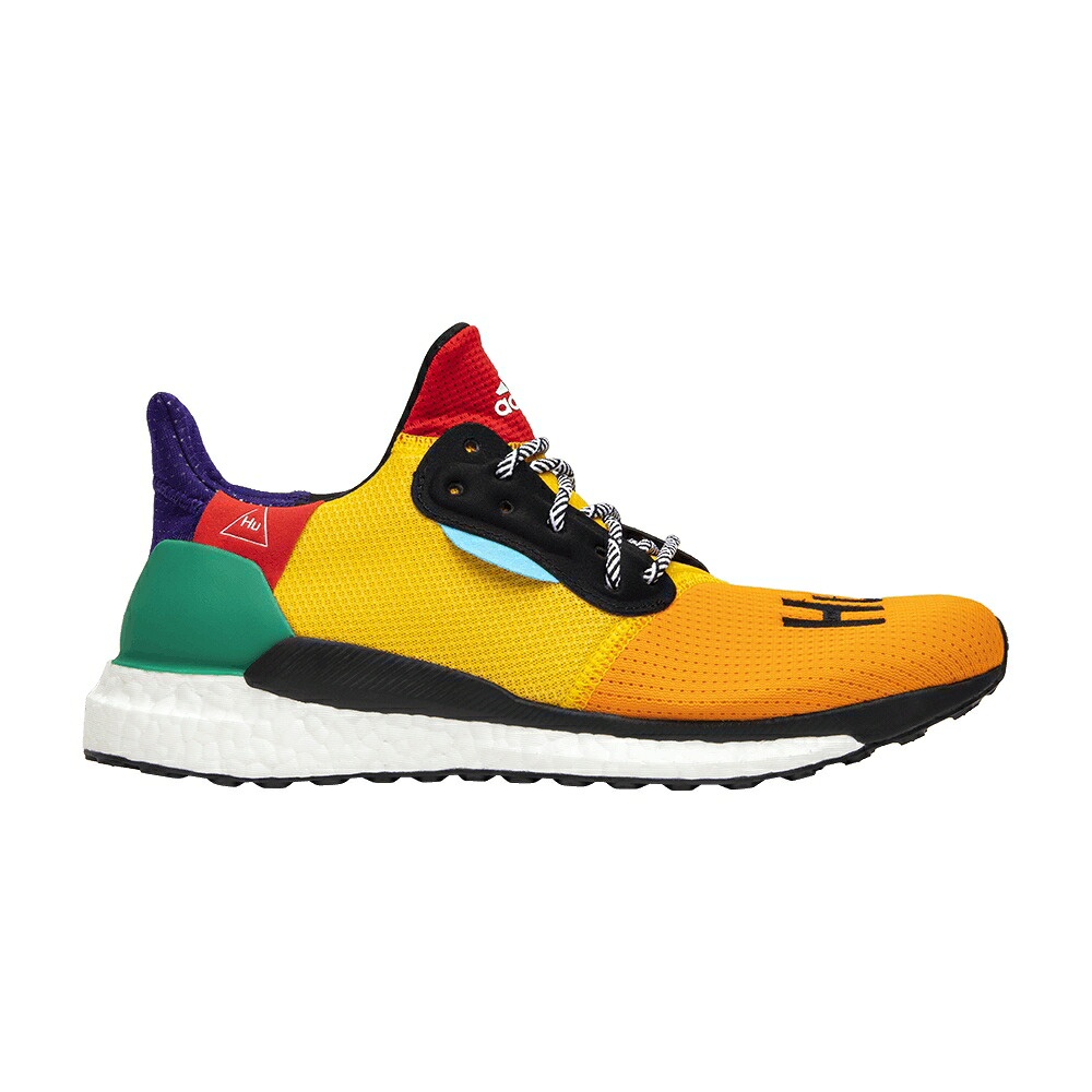 アディダス グライド 黒いこと 黒いこと ゴールド 緑 緑であること \u0027BOLD GOLD\u0027 スニーカー メンズ ADIDAS PHARRELL X SOLAR HU GLIDE / BLACK BOLD GOLD BOLD GREEN