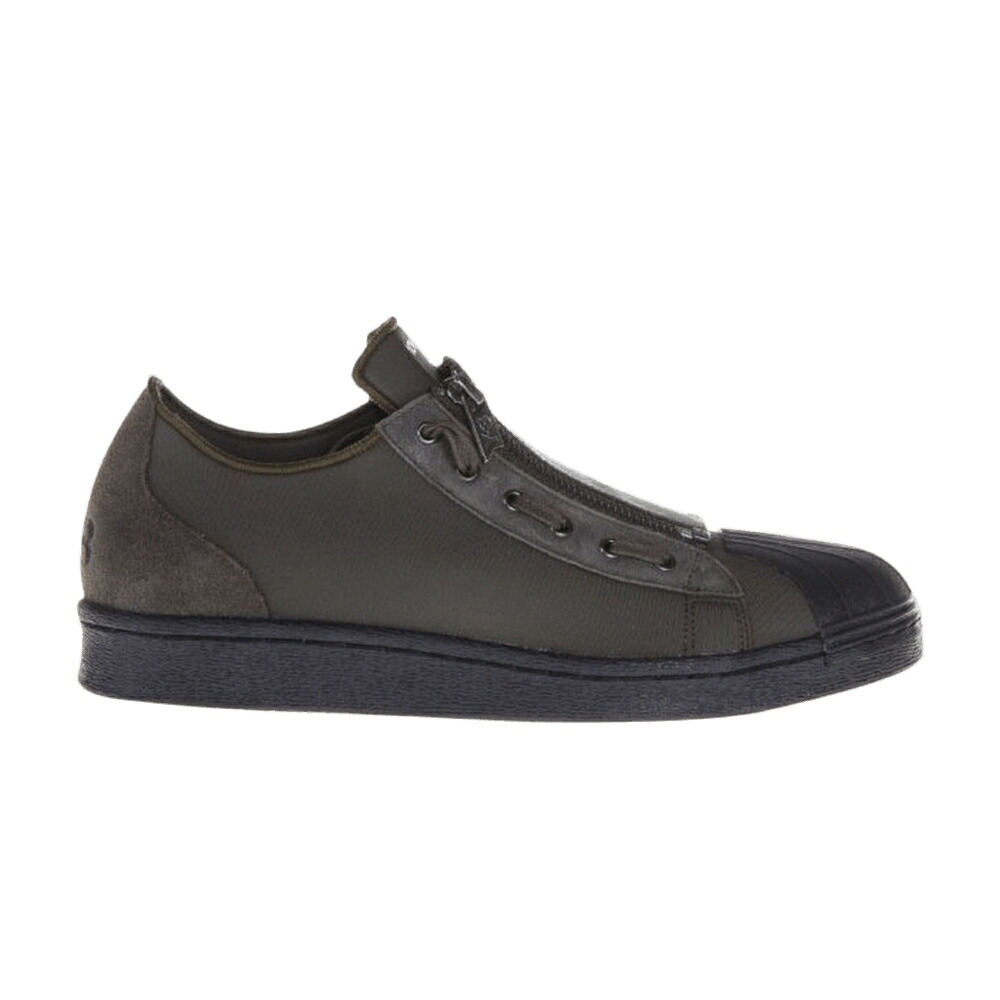 アディダス オリーブ コア 黒色 ブラック スニーカー メンズ ADIDAS Y-3 SUPER ZIP / OLIVE CORE BLACK CORE BLACK｜スニケス