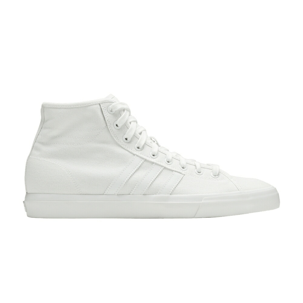 アディダス 御機嫌 白いこと 白いこと \u0027TRIPLE WHITE\u0027 スニーカー メンズ ADIDAS MATCHCOURT HIGH RX / WHITE WHITE WHITE