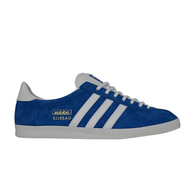 アディダス ガゼル スニーカー メンズ ADIDAS GAZELLE OG / AFBLUE WHT METGOL