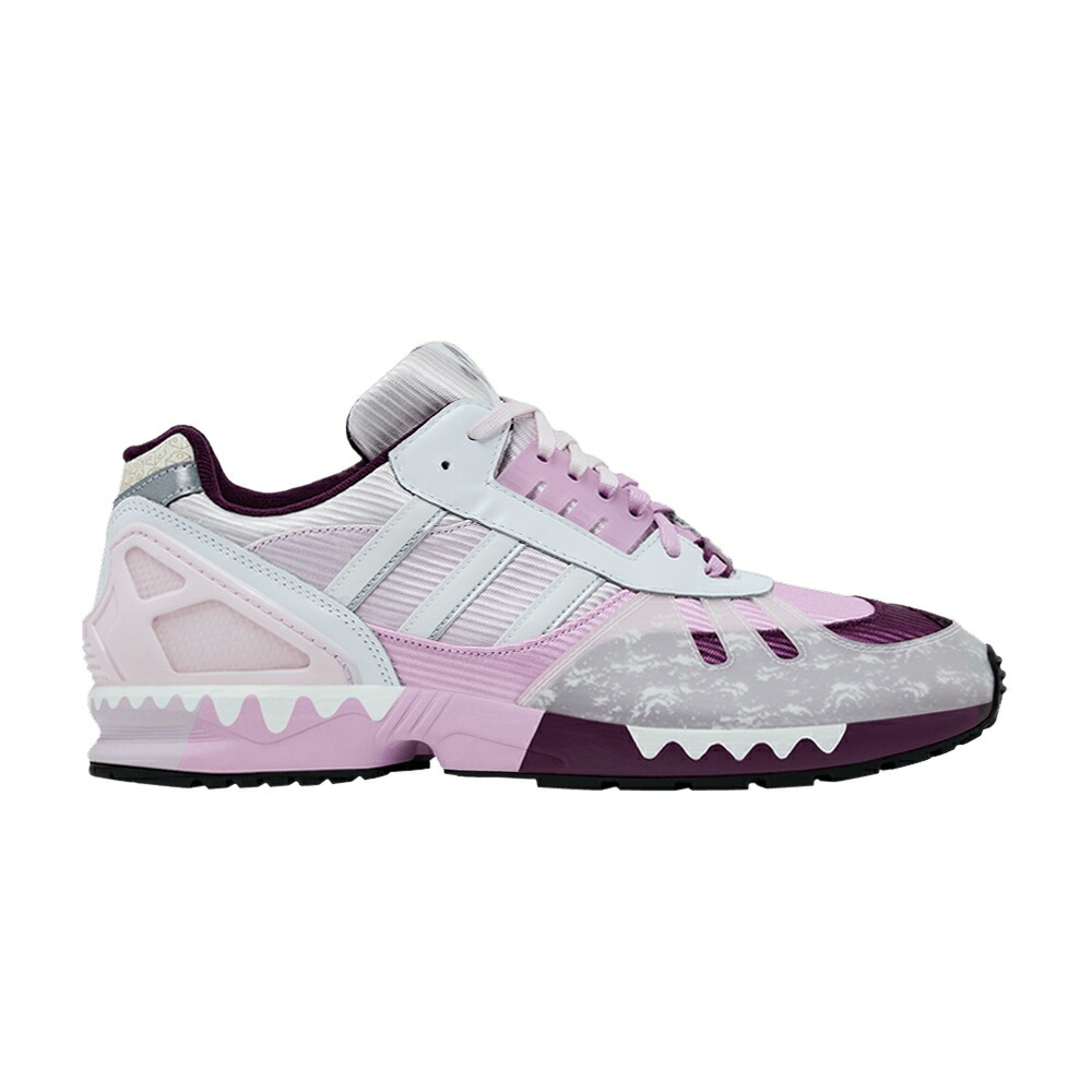 アディダス シリーズ AZX CHEEZO スニーカー メンズ ADIDAS HEYTEA X ZX 7000 A-ZX SERIES - GRAPE / MERLOT RICH MAUVE CLEAR LILAC