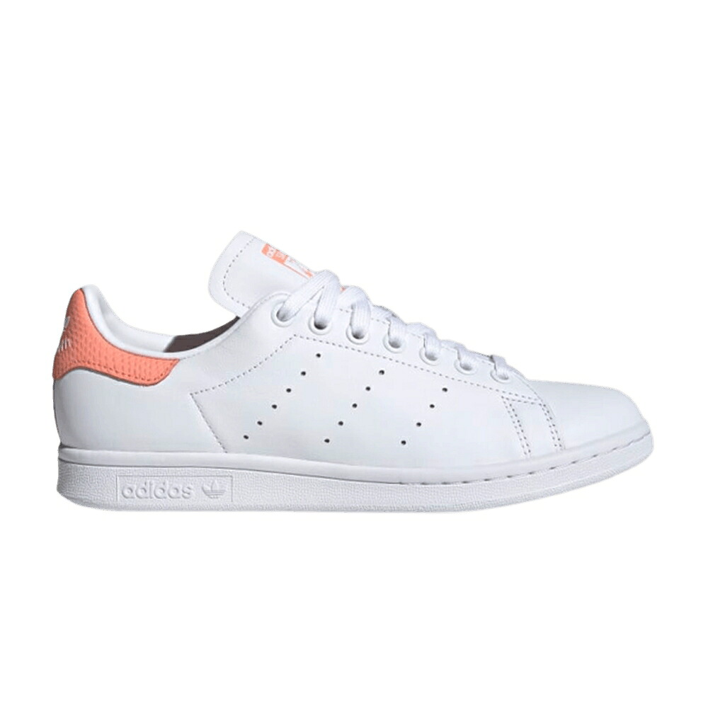 アディダス 白色 ホワイト スタンスミス 'WHITE CORAL' スニーカー レディース ADIDAS WMNS STAN SMITH CHALK / CLOUD WHITE CLOUD WHITE CHALK|スニケス