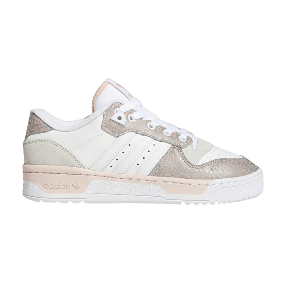 アディダス 白色 ホワイト ピンク 灰色 グレー 'PINK PRINT' スニーカー レディース ADIDAS WMNS RIVALRY LOW ZEBRA / CLOUD WHITE VAPOUR PINK GREY ONE