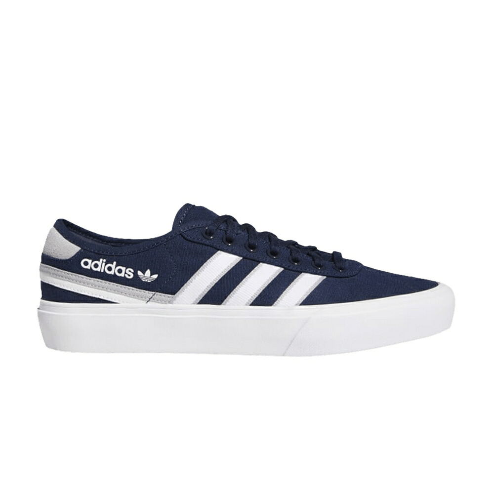 アディダス 紺色 ネイビー 白色 ホワイト 'COLLEGIATE NAVY' スニーカー メンズ ADIDAS DELPALA / COLLEGIATE NAVY CLOUD WHITE｜スニケス
