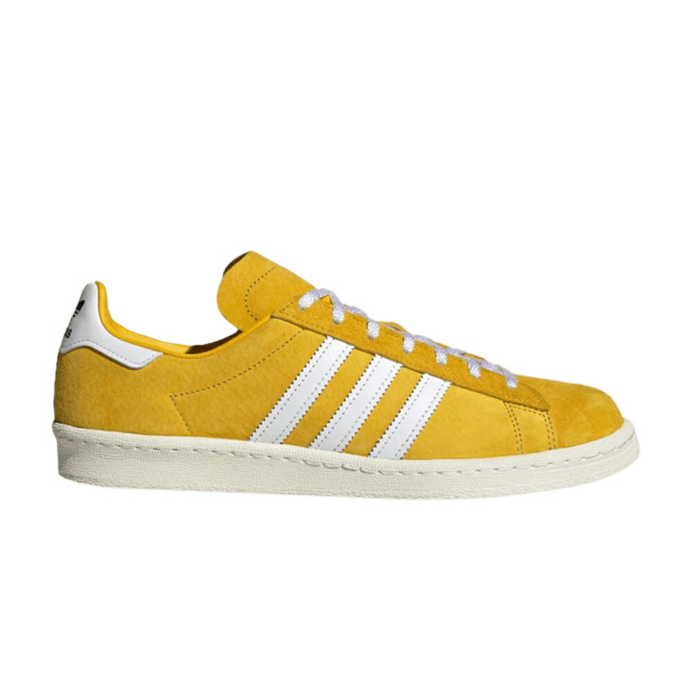 アディダス キャンパス ゴールド 白色 ホワイト コア 黒色 ブラック 'BOLD WHITE' スニーカー メンズ ADIDAS CAMPUS 80 GOLD / BOLD GOLD CLOUD WHITE CORE BLACK