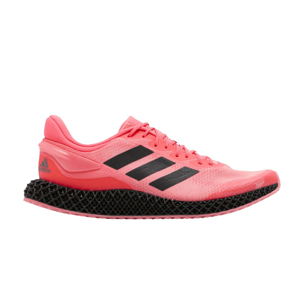 アディダス ラン ピンク コア 黒色 ブラック 1.0 IGNAL PINK スニーカー メンズ ADIDAS 4D RUN / SIGNAL PINK CORE BLACK LIGHT