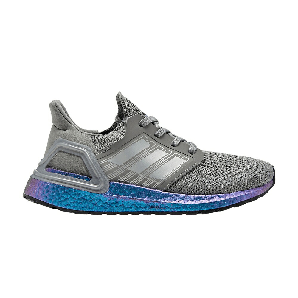 アディダス 薄墨色 薄墨色 ブースト 青味 青み \u0027DASH GREY\u0027 スニーカー メンズ ADIDAS ULTRABOOST 20 BIG KIDS / DASH GREY DASH GREY BOOST BLUE