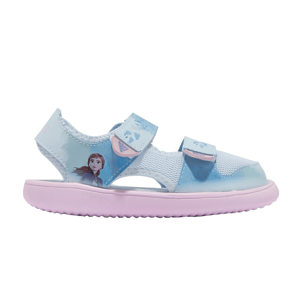 アディダス 青味 青み 紫 パープル \u0027ANNA\u0027 スニーカー メンズ ADIDAS FROZEN X WATER COMFORT SANDAL J / ICE BLUE CHALK PURPLE BLISS