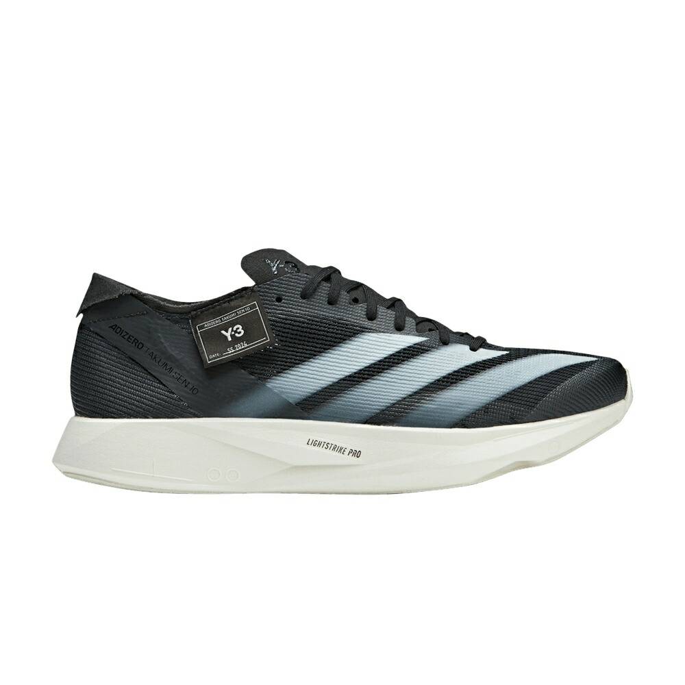 アディダス 黒色 ブラック 白色 ホワイト BLACK WHITE スニーカー メンズ ADIDAS Y-3 TAKUMI SEN 10 OFF / BLACK BLACK OFF WHITE
