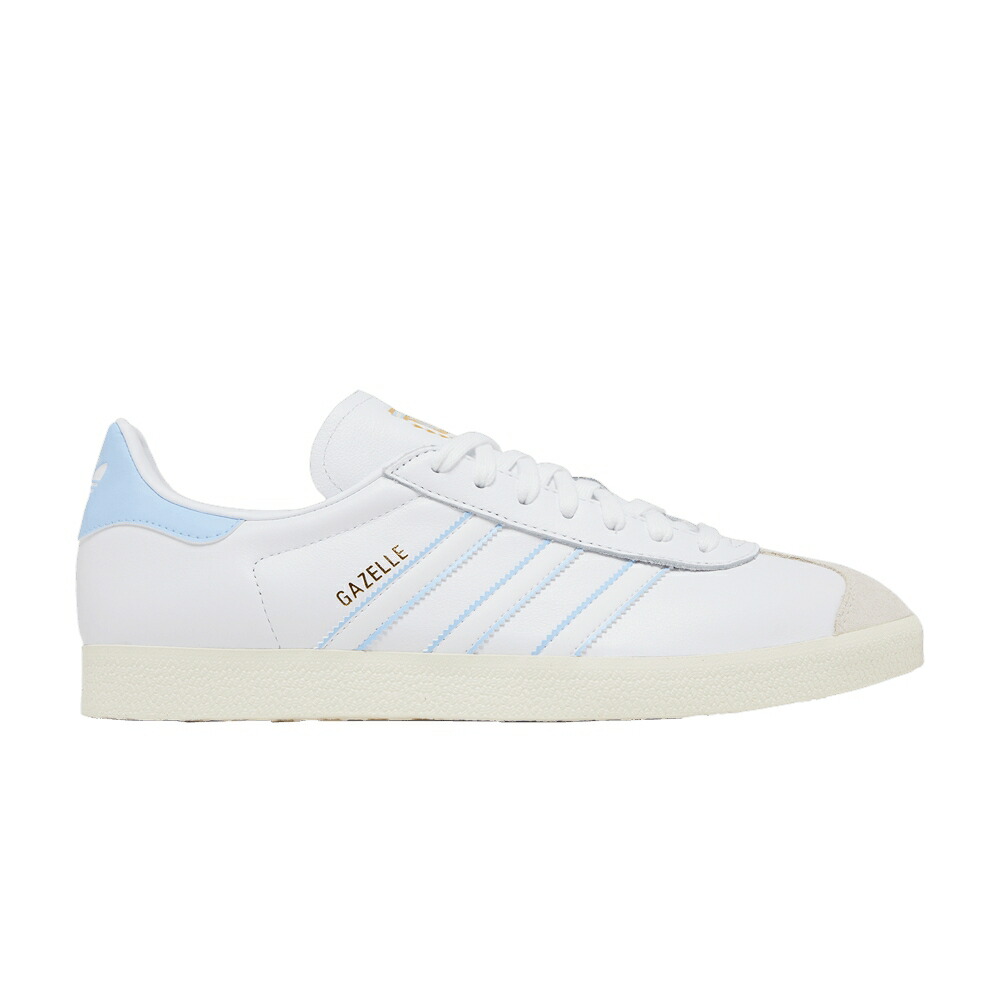 アディダス ガゼル チーム コレクション 白色 ホワイト 青色 ブルー 'NATIONAL ARGENTINA' スニーカー メンズ ADIDAS GAZELLE TEAM RETRO COLLECTION - / CLOUD WHITE GLOW BLUE OFF WHITE