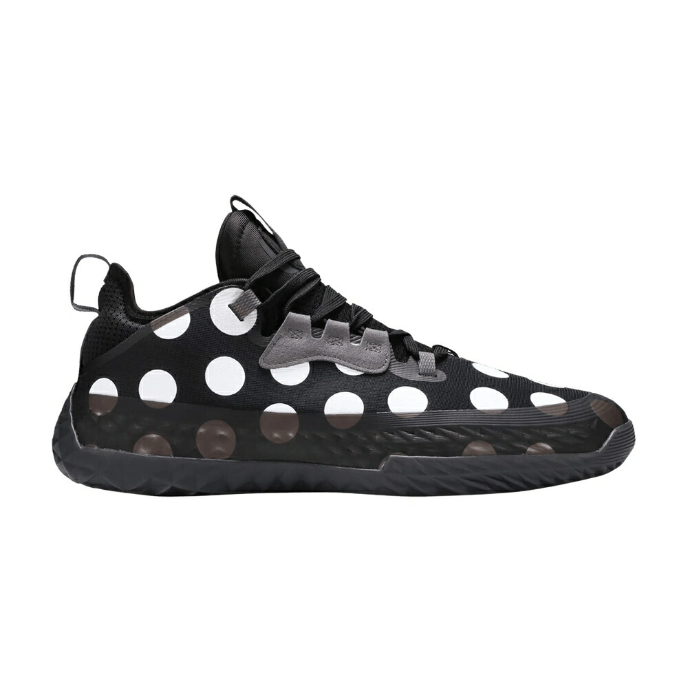 アディダス ハーデン 黒色 ブラック コア 白色 ホワイト チーム VOL. 'POLKA WHITE' スニーカー メンズ ADIDAS HARDEN 5 FUTURENATURAL DOT - BLACK SAMPLE / CORE BLACK CLOUD WHITE TEAM DARK