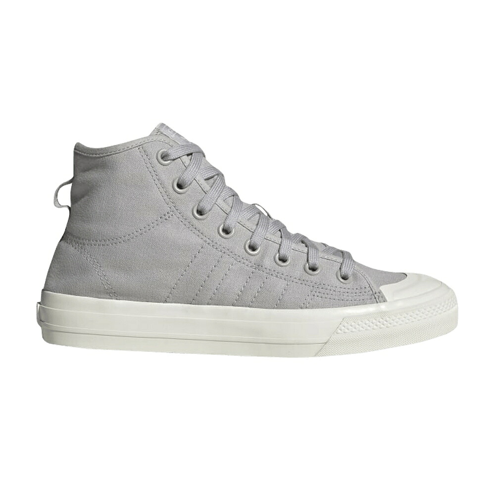 アディダス 御機嫌 薄墨色 薄墨色 白いこと 白いこと \u0027GREY\u0027 スニーカー メンズ ADIDAS NIZZA HIGH RF / GREY TWO GREY TWO OFF WHITE