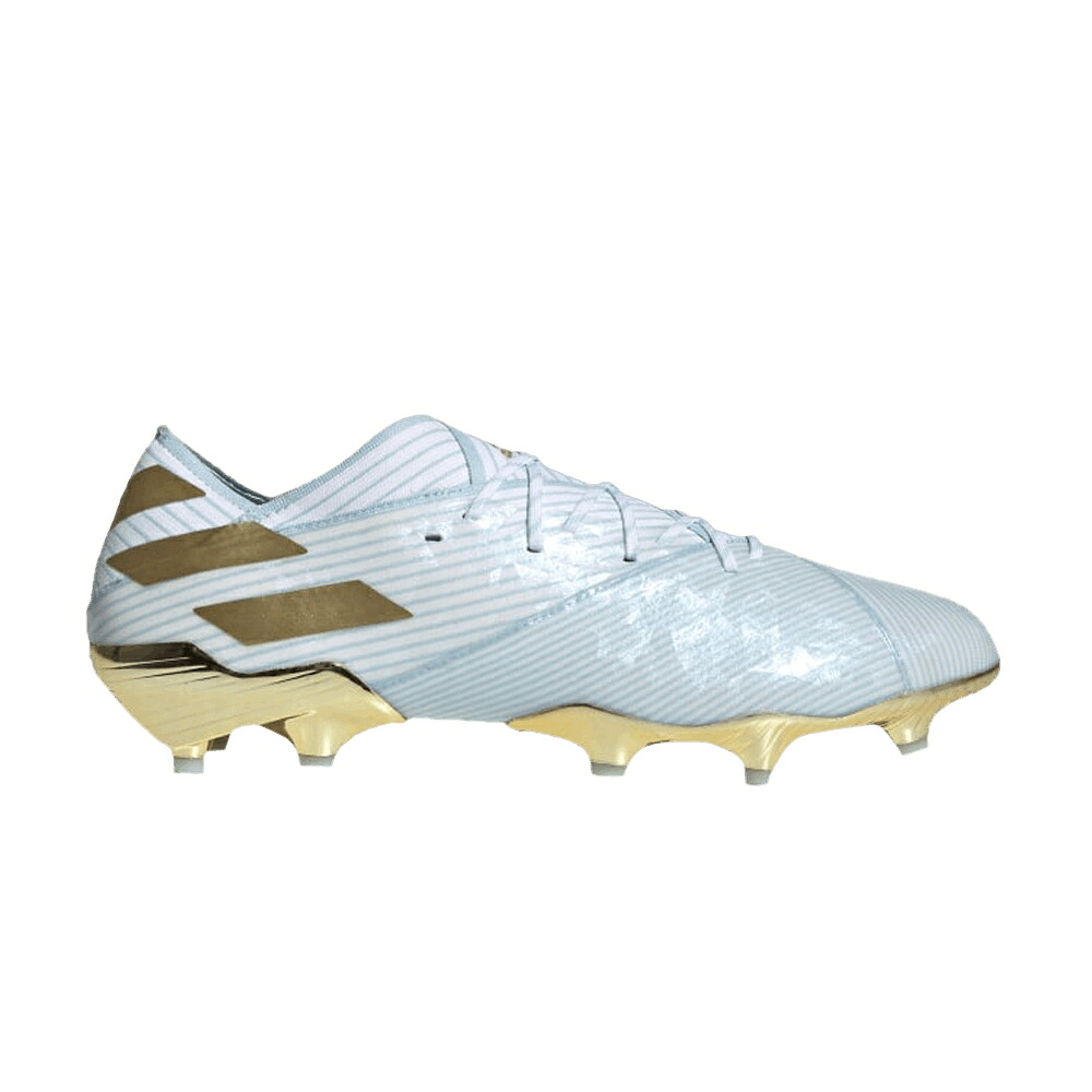 アディダス ネメシス アクア ゴールド 19.1 'BOLD GOLD' スニーカー メンズ ADIDAS NEMEZIZ MESSI FG 15 YEAR AQUA / BOLD AQUA GOLD METALLIC CLOUD|スニケス