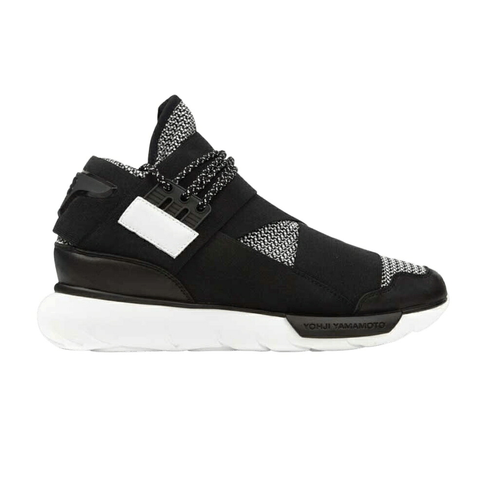 アディダス ハイ 黒色 ブラック 'BLACK WHITE' スニーカー メンズ ADIDAS Y-3 QASA HIGH 2014 / BLACK FTWWHT FTWWHT｜スニケス