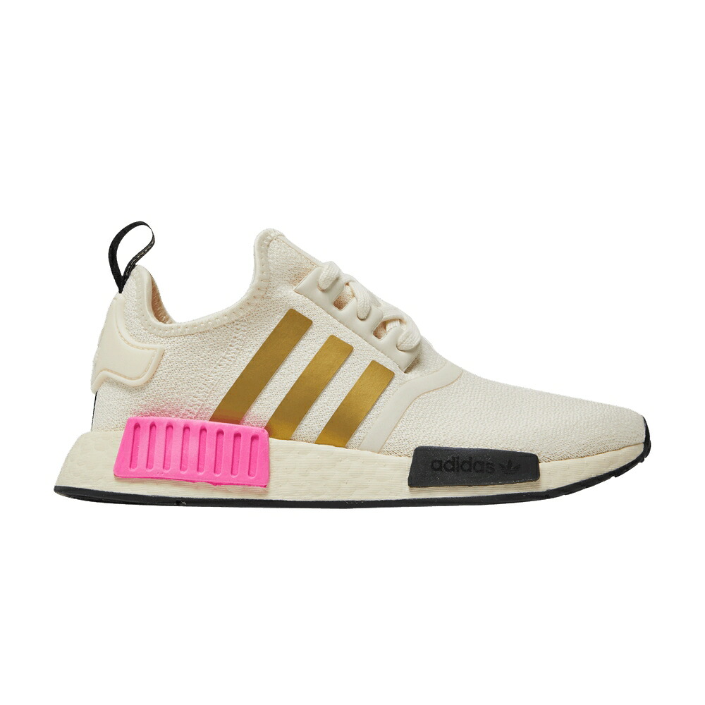 アディダス クリーム 白色 ホワイト ゴールド NMD_R1 'CREAM PINK' スニーカー レディース ADIDAS WMNS SCREAMING / CREAM WHITE GOLD METALLIC｜スニケス