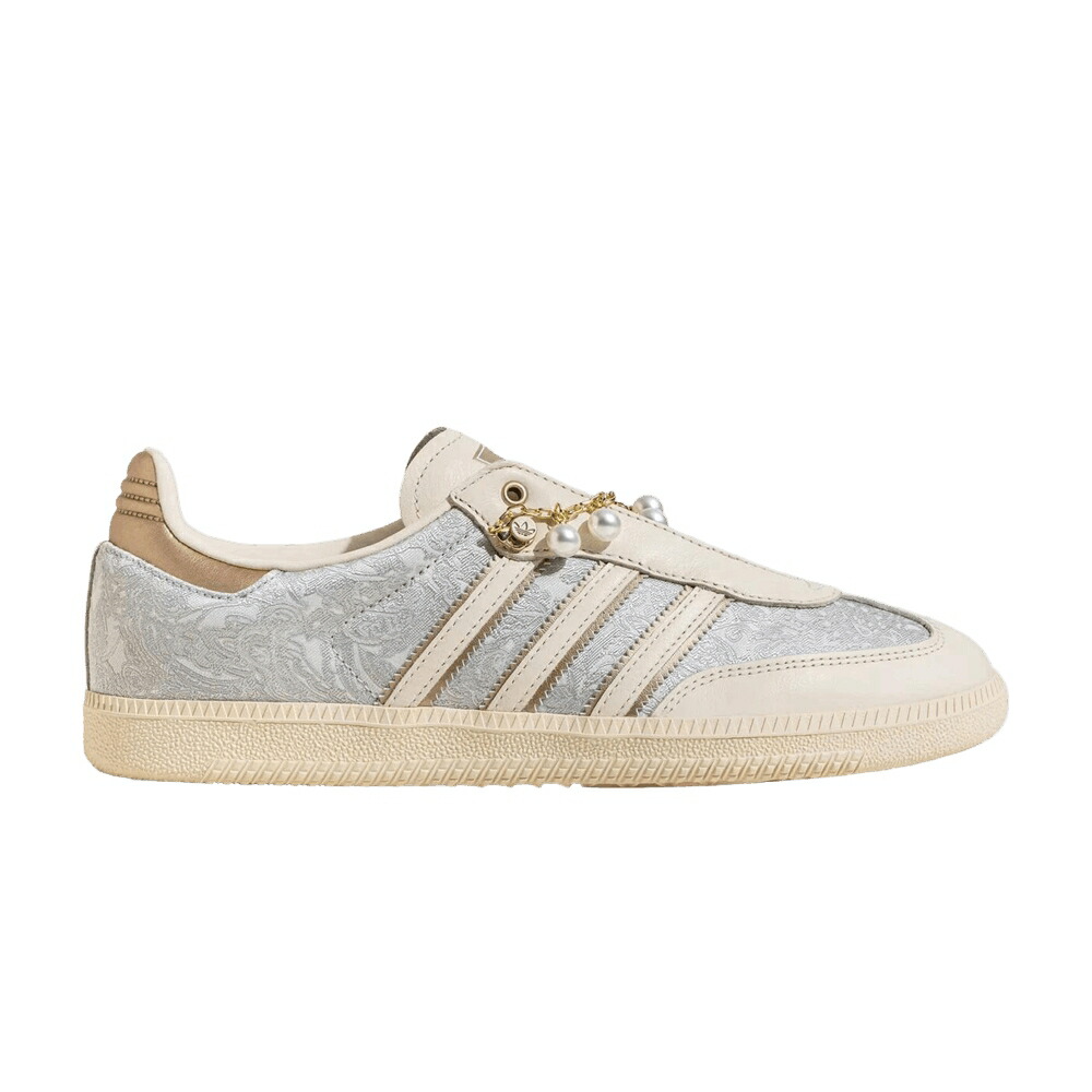 アディダス サンバ 白いこと 白いこと 薄墨色 薄墨色 \u0027PEARL\u0027 スニーカー レディース ADIDAS WMNS SAMBA OG / WONDER WHITE CHALK WHITE GREY