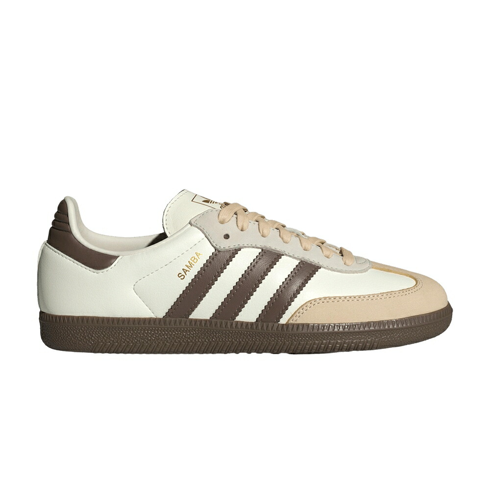 アディダス サンバ 白色 ホワイト OFF  スニーカー レディース ADIDAS WMNS SAMBA OG WHITE EARTH STRATA GUM / OFF WHITE EARTH STRATA GUM