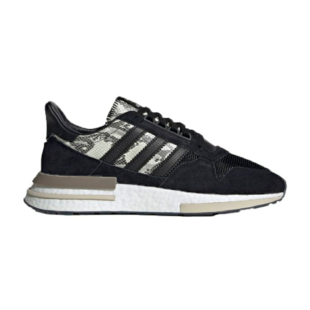 アディダス コア 黒色 ブラック 'SNAKESKIN' スニーカー メンズ ADIDAS ZX 500 RM / CORE BLACK CORE BLACK CLOUD