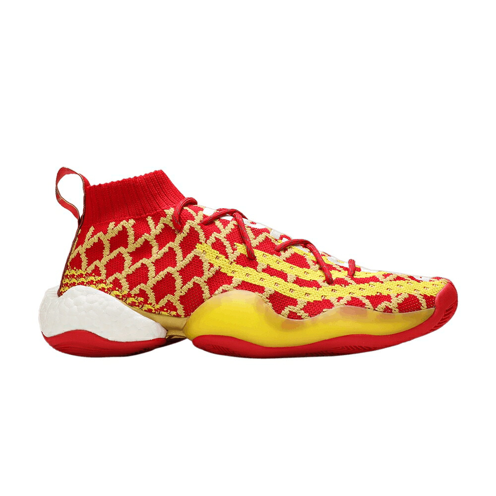 アディダス クレイジー 黄味がかった 黄色 \u0027CHINESE YEAR\u0027 スニーカー メンズ ADIDAS PHARRELL X CRAZY BYW NEW / SCARLET BRIGHT YELLOW
