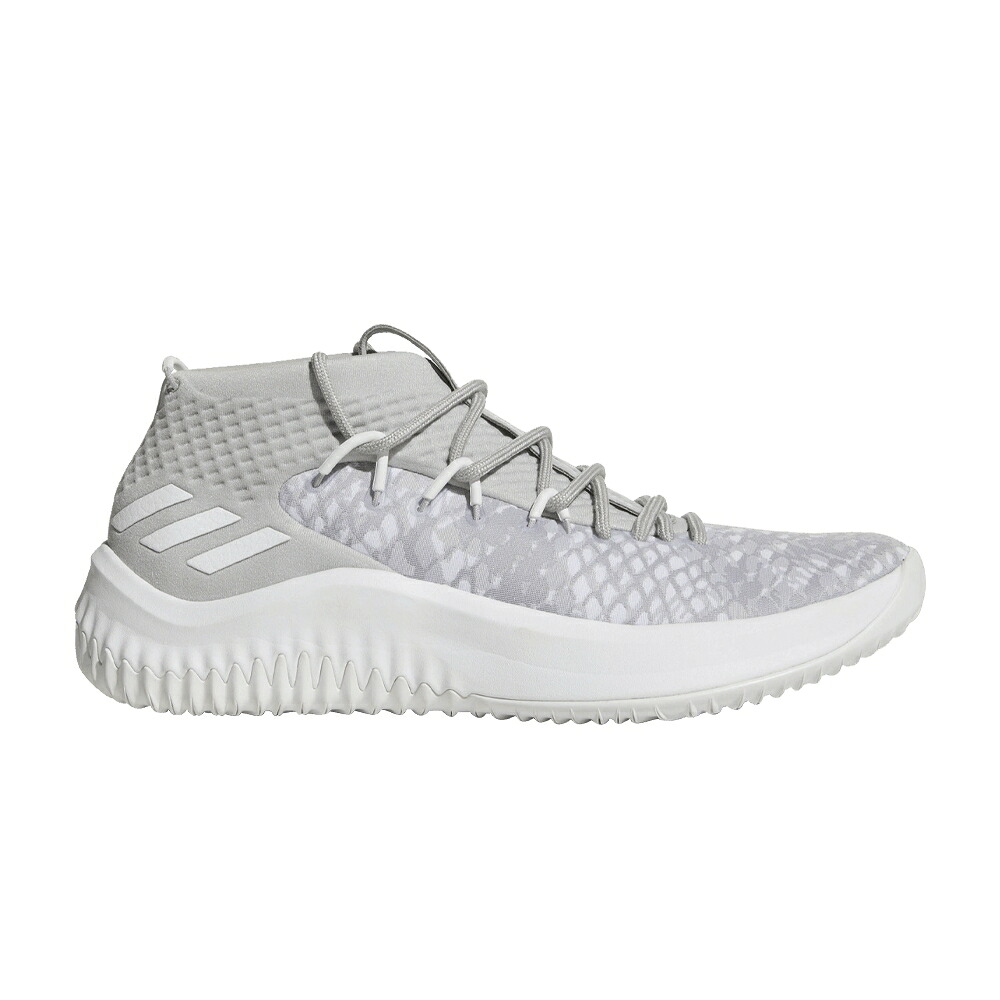 アディダス 白色 ホワイト 'FROM FINISH' スニーカー メンズ ADIDAS DAME 4 START TO / FOOTWEAR WHITE FOOTWEAR WHITE|スニケス