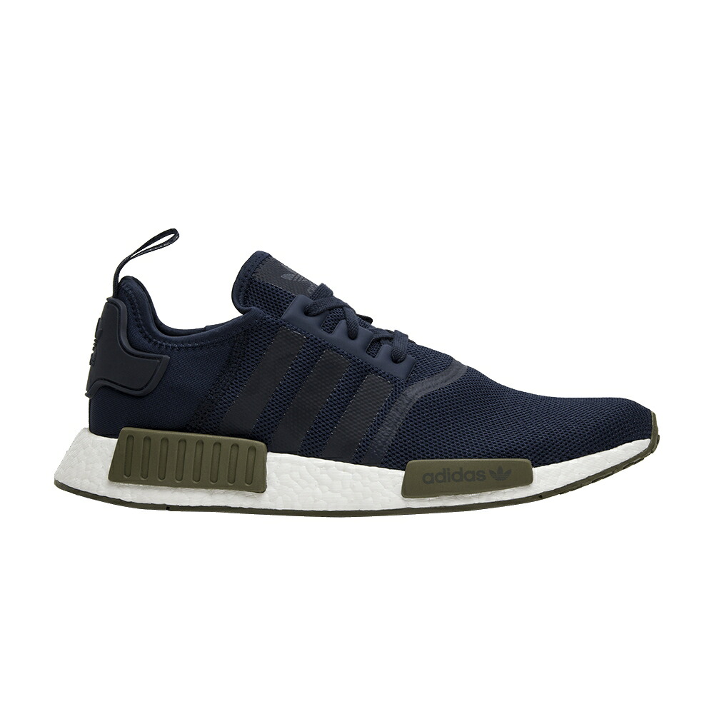 アディダス 紺色 米国海軍 オリーブ 積貨委託貨物 NMD_R1 \u0027COLLEGIATE NAVY\u0027 スニーカー メンズ ADIDAS FINISH LINE X / COLLEGIATE NAVY OLIVE CARGO
