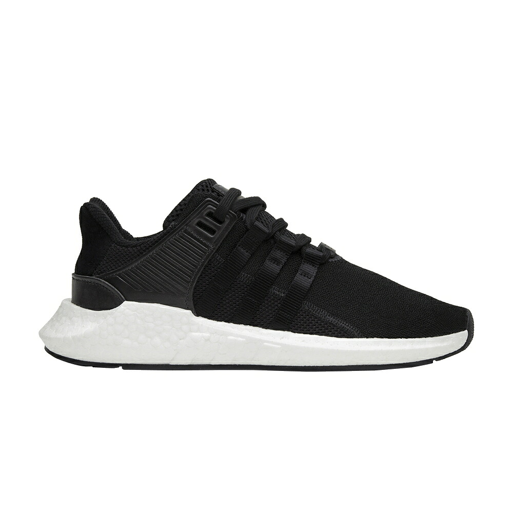 アディダス 中核グループ 黒いこと 黒いこと 白いこと 白いこと \u0027MILLED LEATHER\u0027 スニーカー メンズ ADIDAS EQT SUPPORT 93/17 / CORE BLACK FOOTWEAR WHITE