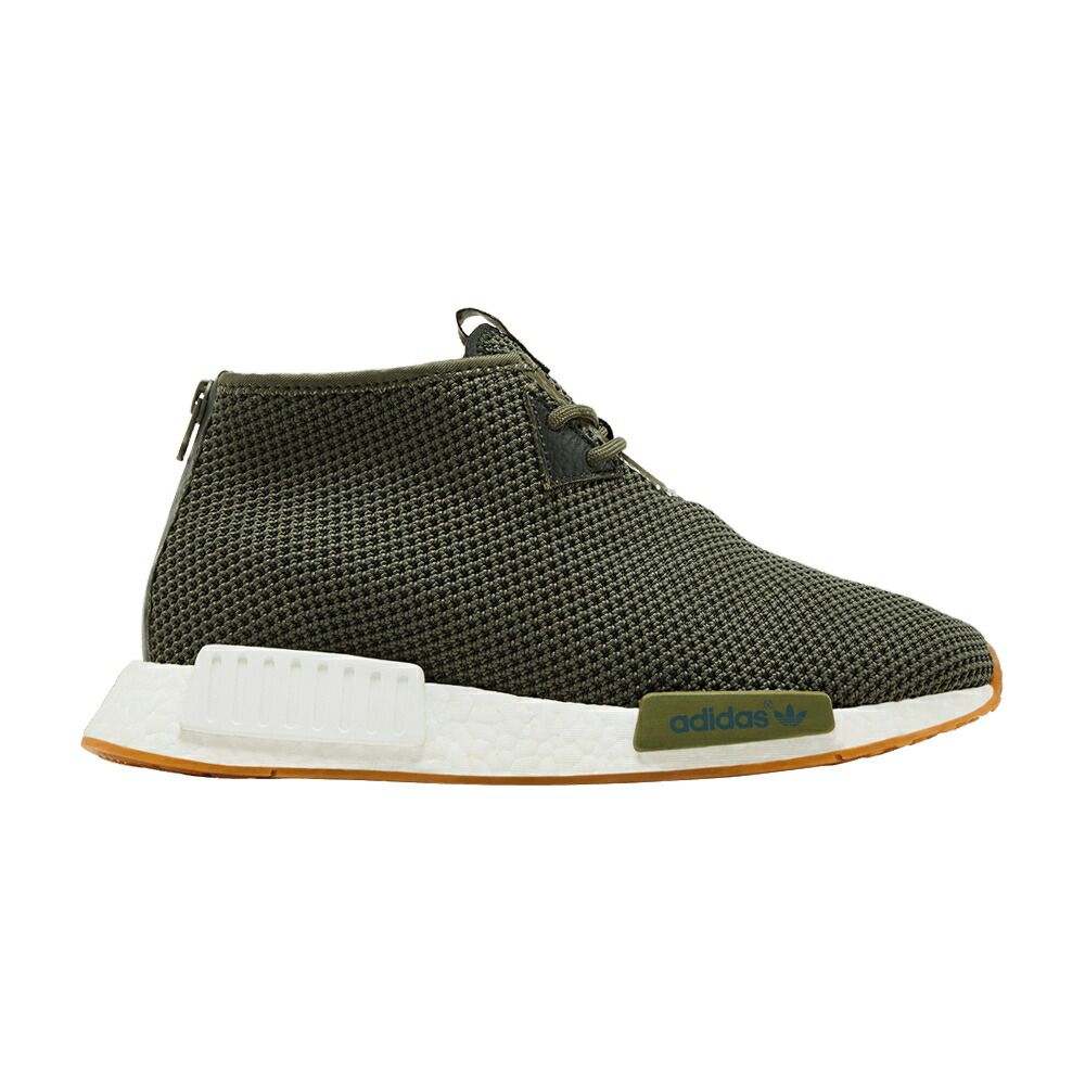 アディダス オリーブ 白色 ホワイト END. NMD_C1 END スニーカー メンズ ADIDAS X / OLIVE WHITE GUM