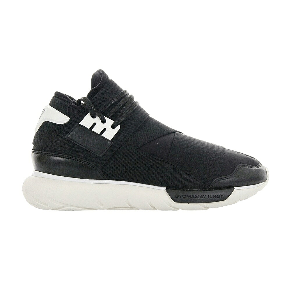 アディダス ハイ 黒色 ブラック 白色 ホワイト 'BLACK WHITE' スニーカー メンズ ADIDAS Y-3 QASA HIGH / BLACK BLACK FLAT WHITE