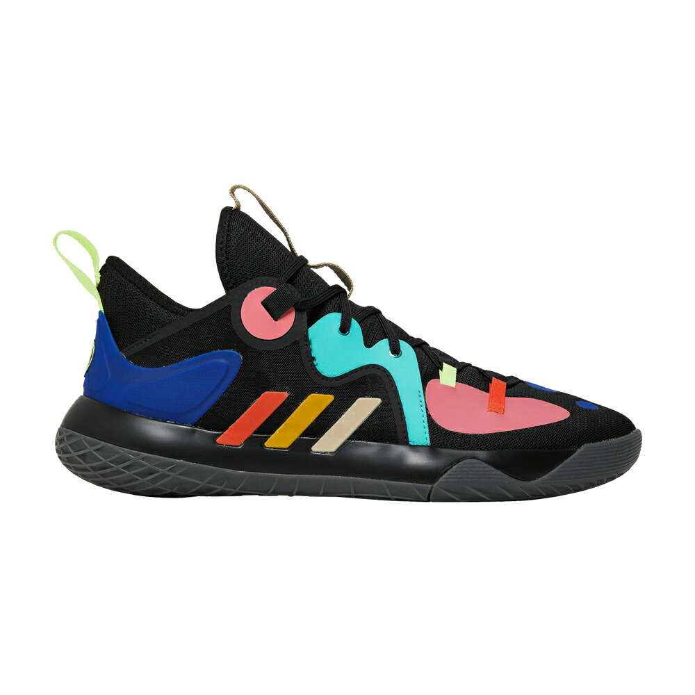 アディダス ハーデン ステップバック コア 黒色 ブラック 黄色 イエロー MULTI スニーカー メンズ ADIDAS HARDEN STEPBACK 2 / CORE BLACK YELLOW ACID MINT